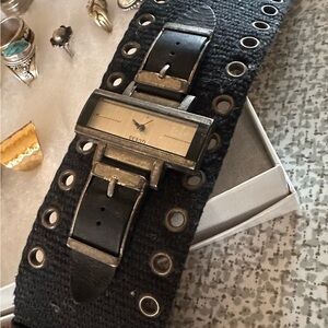 Guess Black and Silver Women's Watch